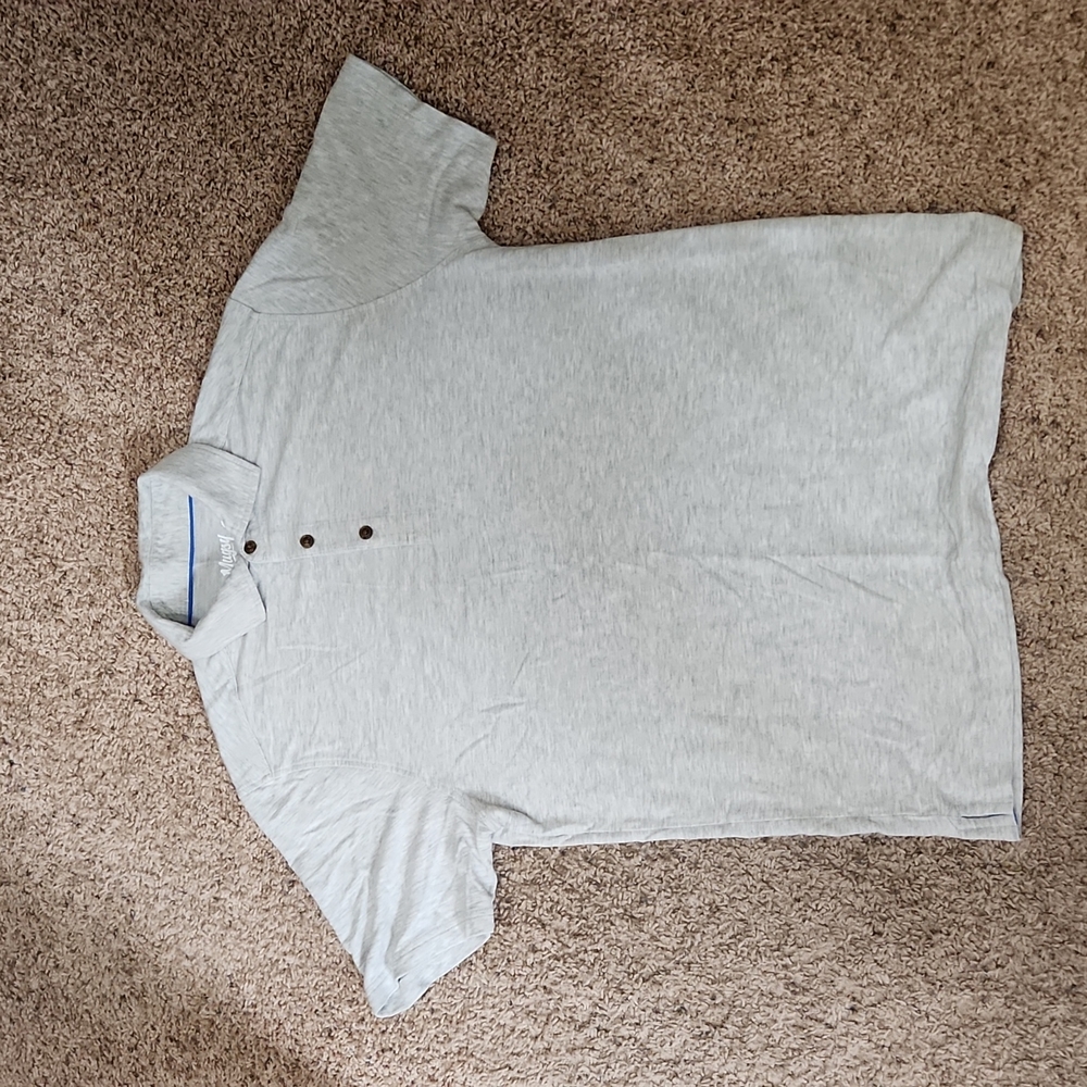Gray Cashmere Polo - LARGE - Mugsy - NWOT